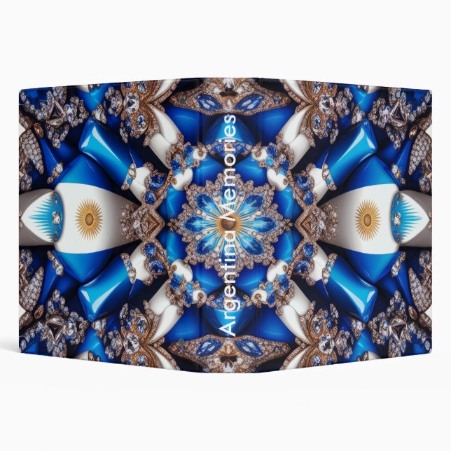 Binder with Argentina Colors Design (Background)