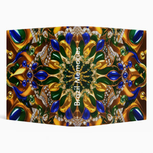 Binder with Brazil Colors Design