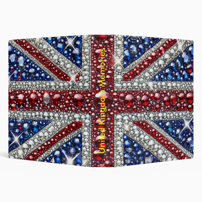 Binder with British Colors Design (Background)