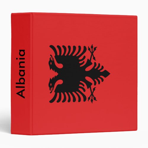 Binder with Flag of Albania