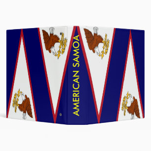 Binder with Flag of American Samoa, USA