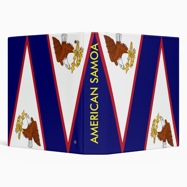 Binder with Flag of American Samoa, USA (Background)