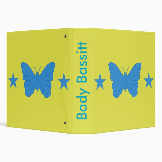 Binder with Flag of Bady Bassitt, Brazil (Background)