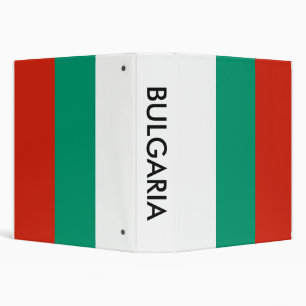 Binder with Flag of Bulgaria