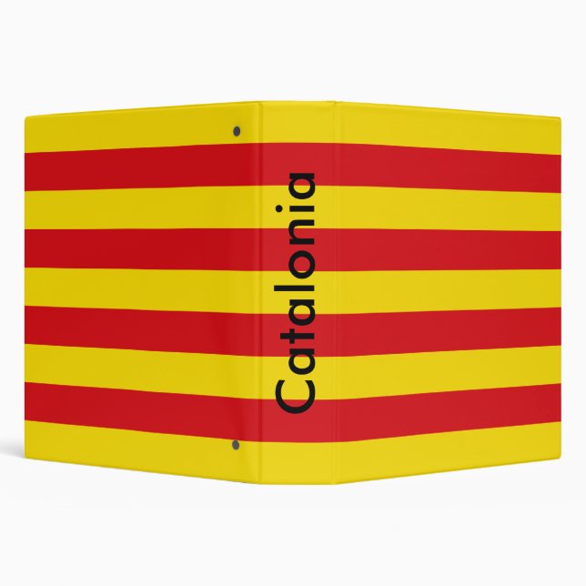 Binder with Flag of Catalonia (Background)