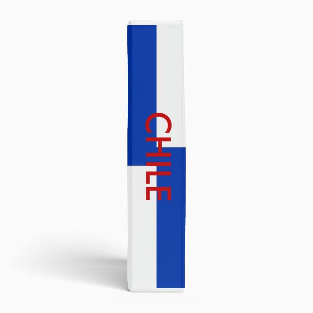 Binder with Flag of Chile (Spine)