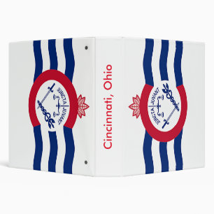 Binder with Flag of Cincinnati, Ohio