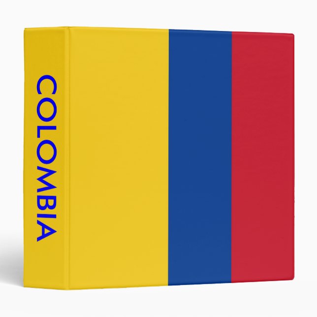 Binder with Flag of Colombia (Front/Spine)