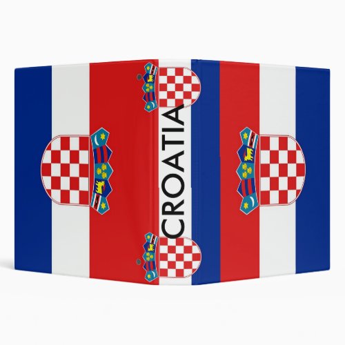Binder with Flag of Croatia