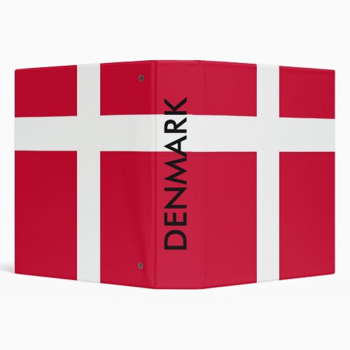 Binder with Flag of Denmark