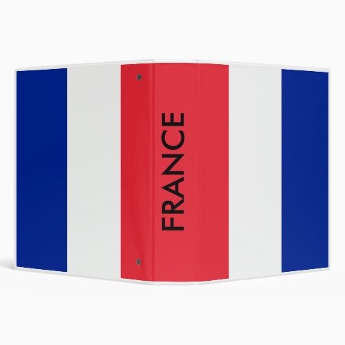 Binder with Flag of France