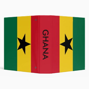Binder with Flag of Ghana