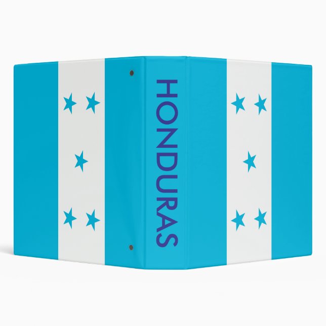Binder with Flag of Honduras (Background)