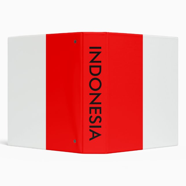 Binder with Flag of Indonesia (Background)