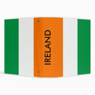 Binder with Flag of Ireland