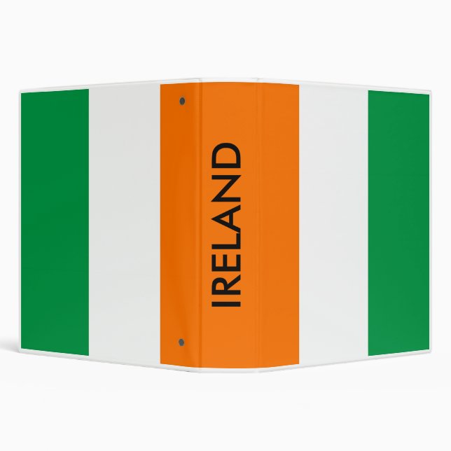 Binder with Flag of Ireland (Background)