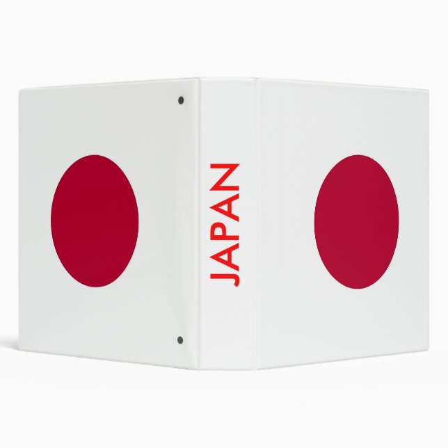 Binder with Flag of Japan (Background)