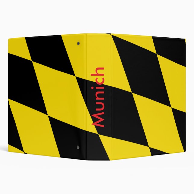 Binder with Flag of Munich (Background)