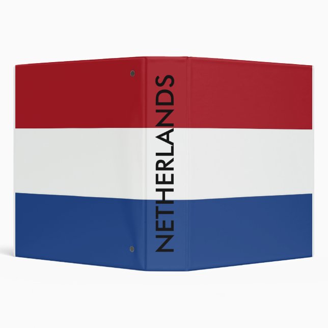 Binder with Flag of Netherlands (Background)