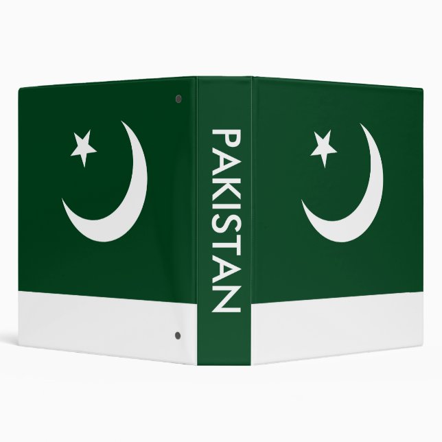Binder with Flag of Pakistan (Background)