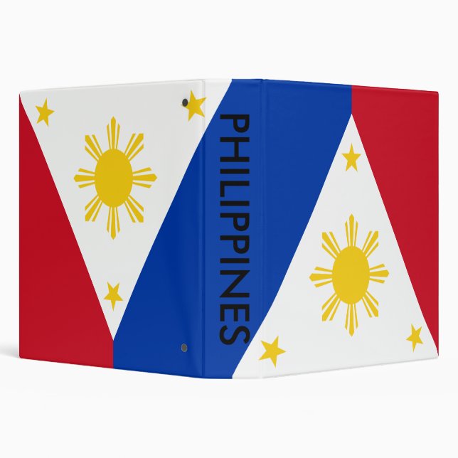Binder with Flag of Philippines (Background)