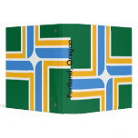 Binder with Flag of Portland, Oregon, USA