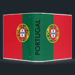 Binder with Flag of Portugal<br><div class="desc">Elegant Binder with Flag of Portugal. This product its customizable.</div>