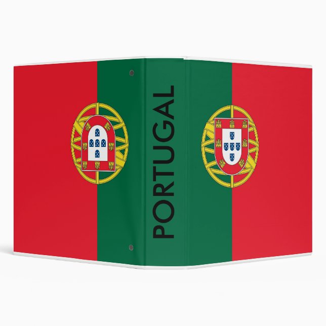 Binder with Flag of Portugal (Background)