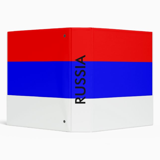 Binder with Flag of Russia (Background)