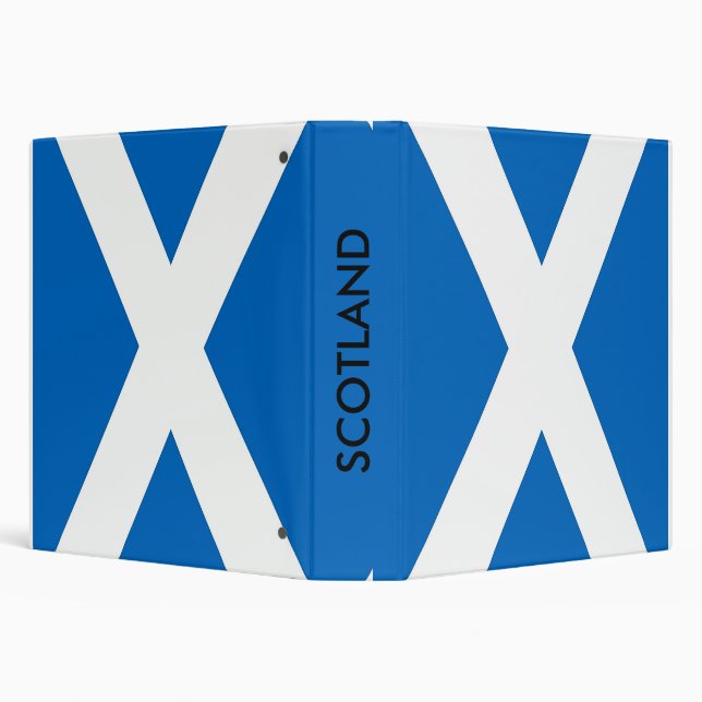 Binder with Flag of Scotland (Background)