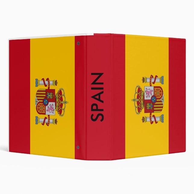 Binder with Flag of Spain (Background)