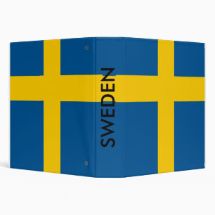 Binder with Flag of Sweden