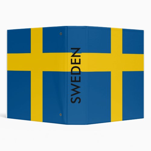 Binder with Flag of Sweden