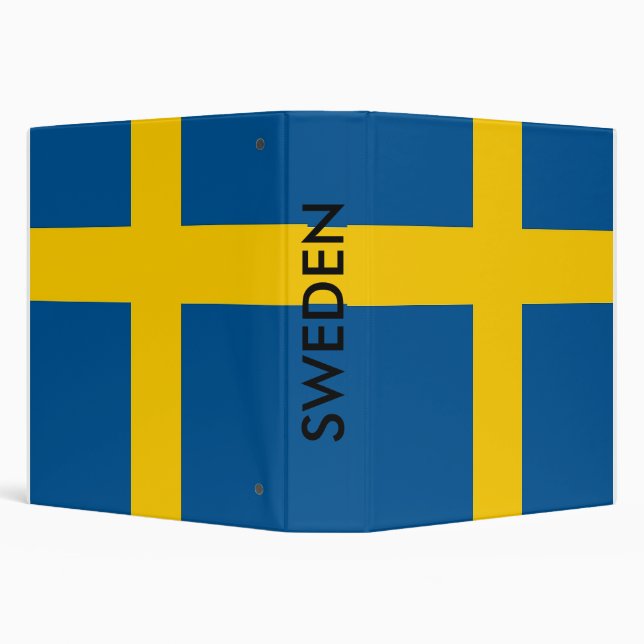 Binder with Flag of Sweden (Background)