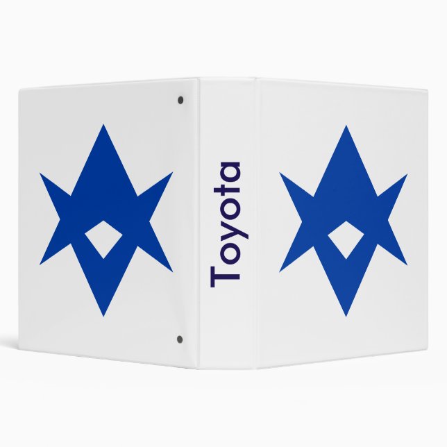 Binder with Flag of Toyota City, Japan (Background)