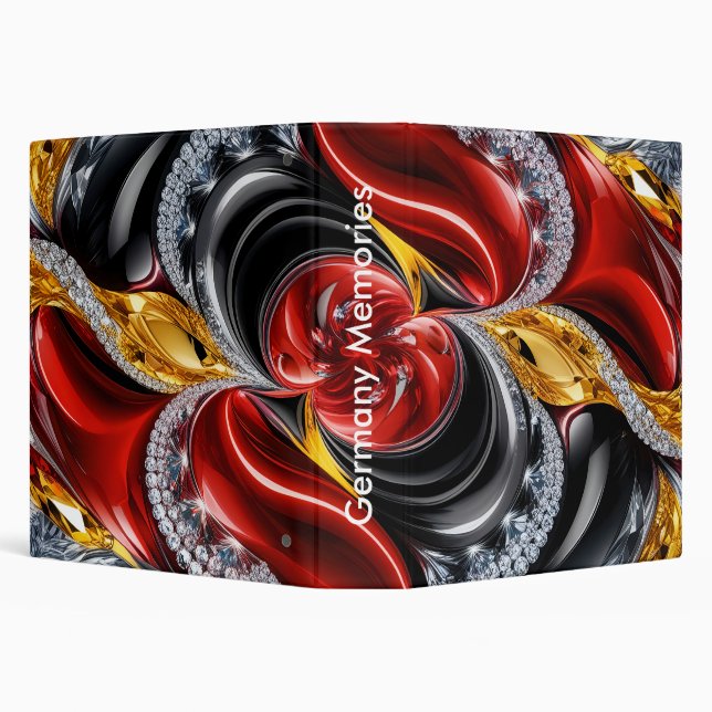 Binder with Germany Colors Design (Background)