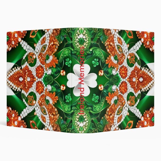 Binder with Ireland Colors Design (Background)