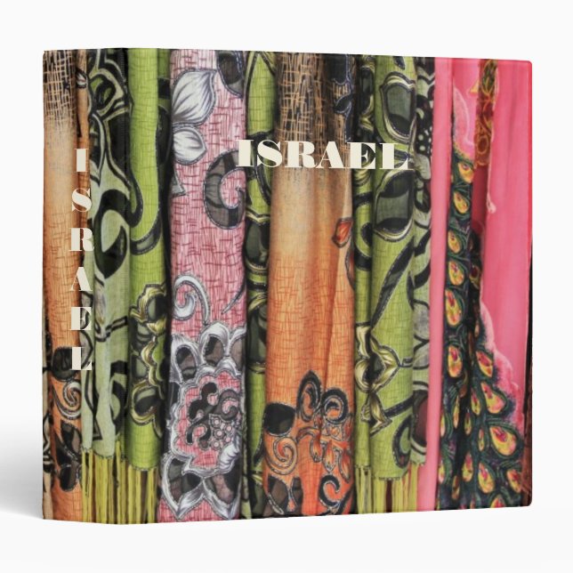 Binder With Israel Scarves Background (Front/Spine)