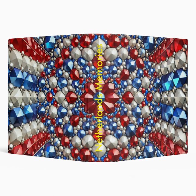 Binder with Netherlands Colors Design (Background)