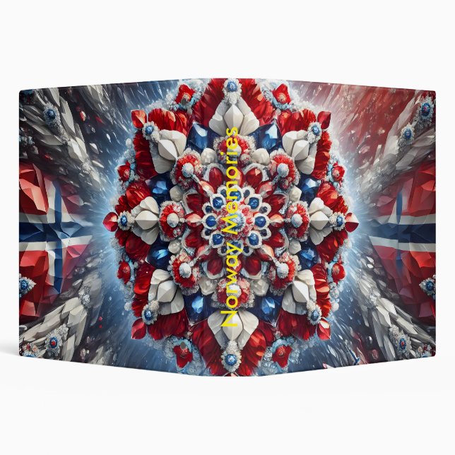 Binder with Norway Colors Design (Background)