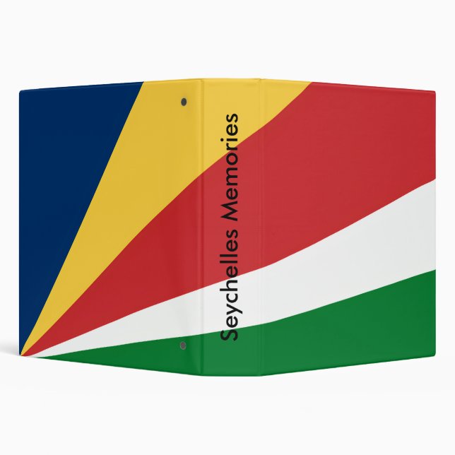 Binder with Seychelles Colors Design (Background)