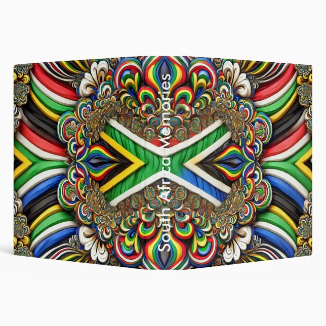Binder with South African Colors Design (Background)