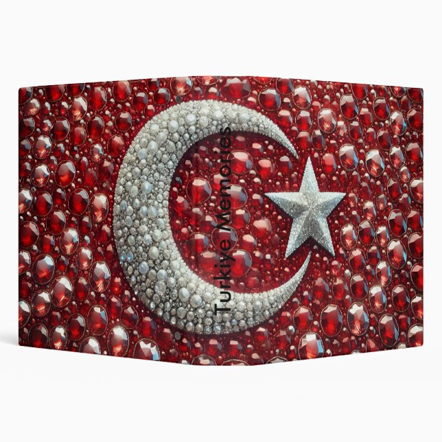Binder with Turkish Colors Design (Background)