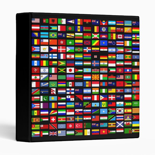 Binder World Flags (Front/Spine)