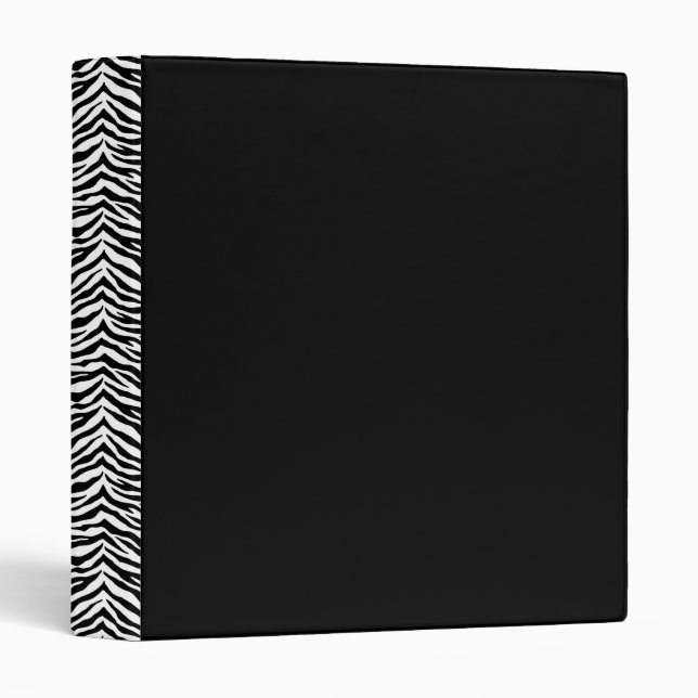 Binder Zebra Print (Front/Spine)