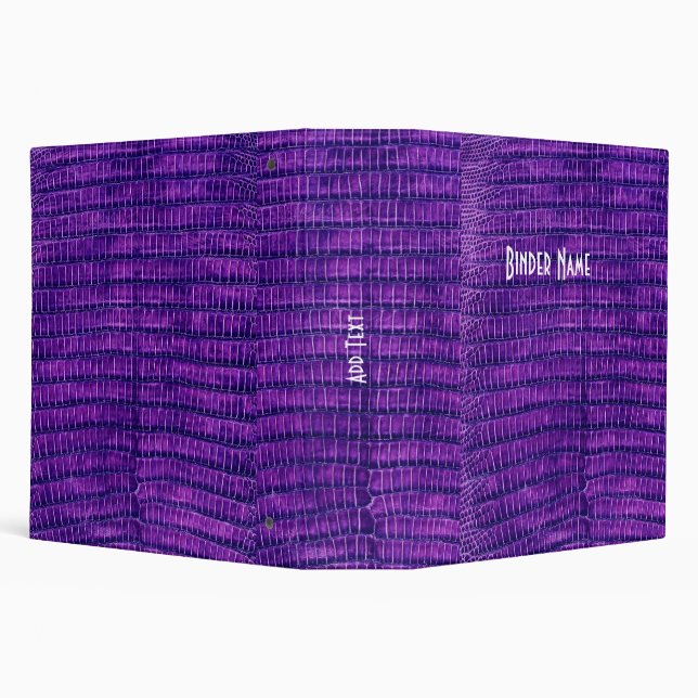 Binder ZIZZAGO Purple Leather (Background)