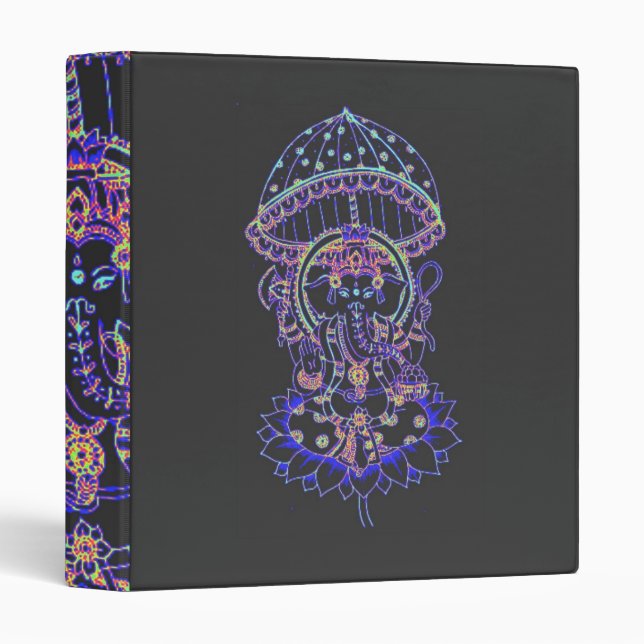 BinderGanesha Elephant goddess Binder (Front/Spine)