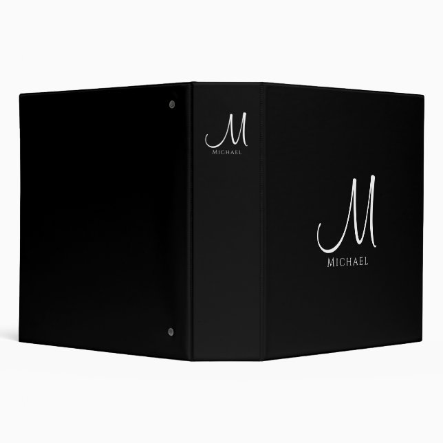 Binders Monogram Initial Letter Elegant Template (Background)