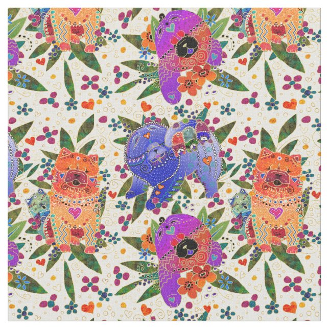 BINDI CHOW FABRIC- many options to choose from Fabric (Close Up)