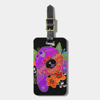 BINDI chow luggage tag